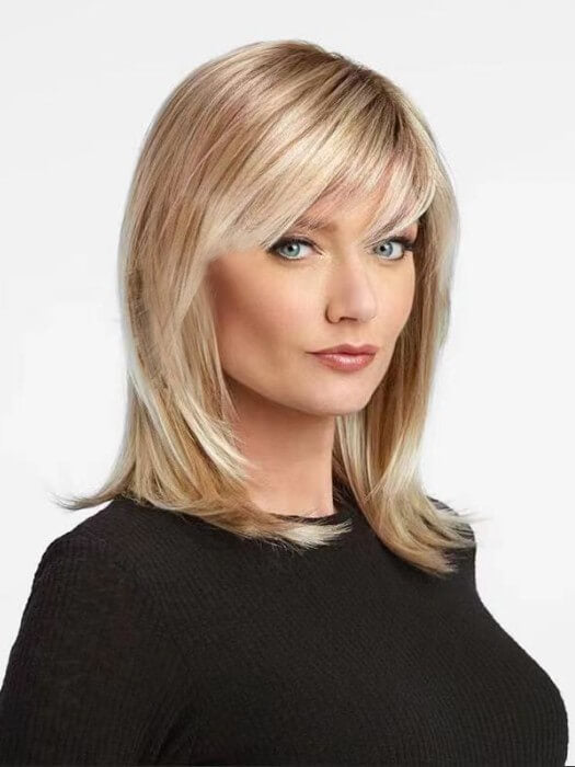 Attractive Short Silky Straight 100 Human Hair Wigs 16 Inches