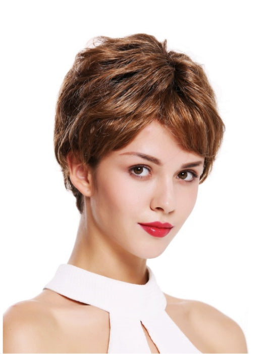 Modern Layered Short Human Hair Wigs