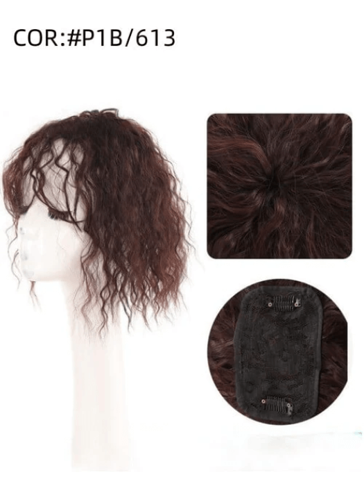 Short (10 Inch) Curly Synthetic Toppers