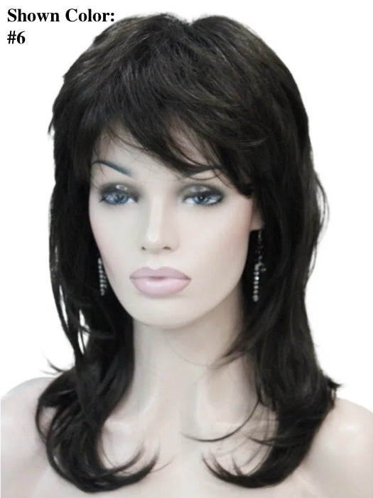 Flirtatious Medium Length Layered Synthetic Wigs