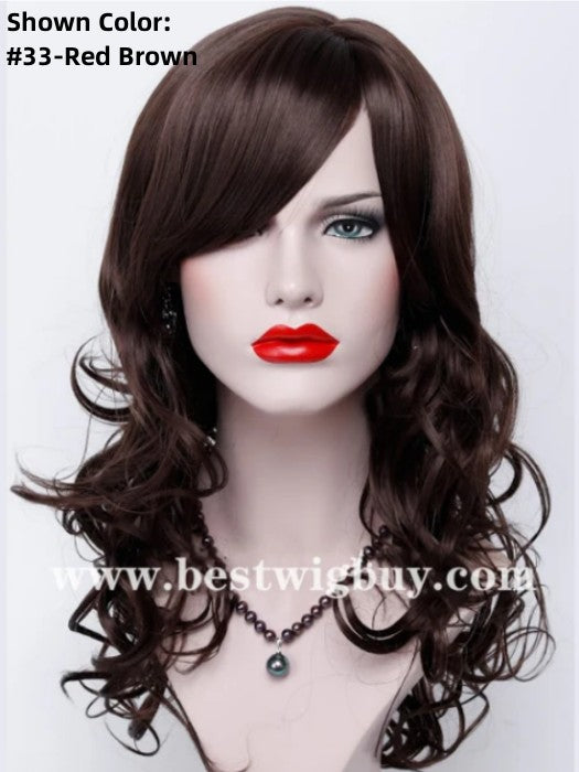 Approachable Cute Polished Long Curly Blonde Synthetic Wigs 20 Inches(Buy 1 Get 1 Free)