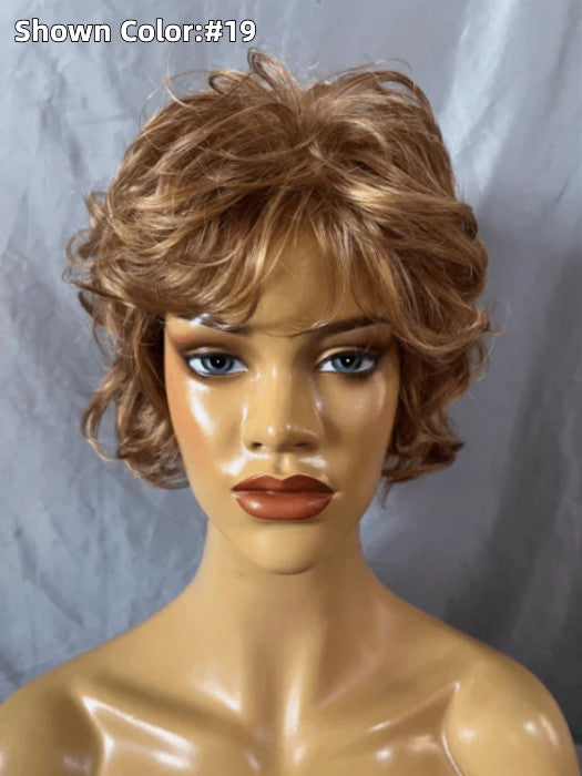 Belle Short Curly Wavy Synthetic Wigs