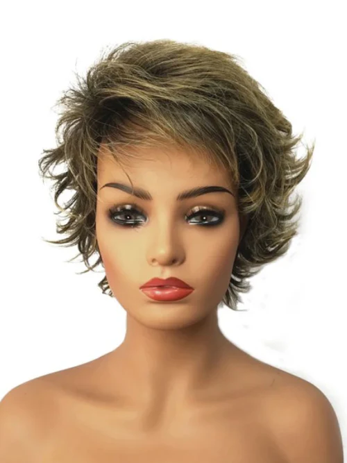 Effortless Pixie Cut Short Layered Synthetic Wigs