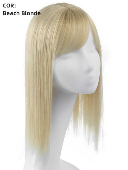 Fashion Long 16'' Straight Synthetic Hair Toppers With Bangs(Buy 1 Get 1 Free)