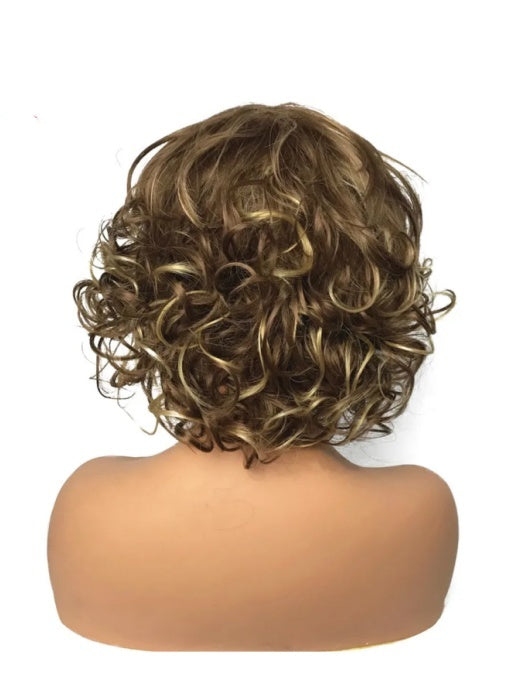 Flattering  Spiral Curly Layered Synthetic Wig