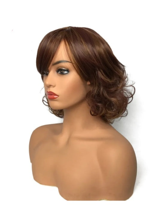 Flattering  Spiral Curly Layered Synthetic Wig