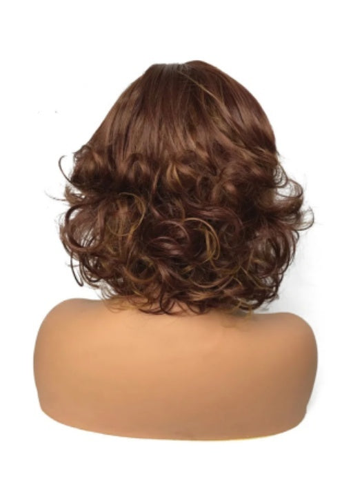 Flattering  Spiral Curly Layered Synthetic Wig