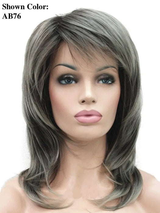 Flirtatious Medium Length Layered Synthetic Wigs