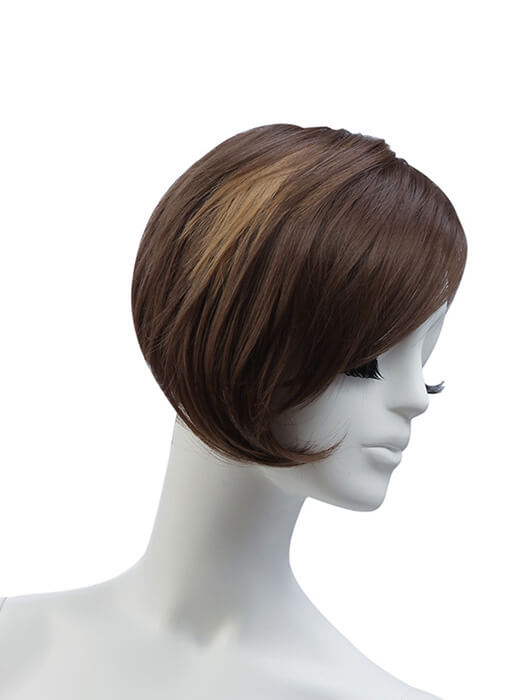 Hipster Hair Straight Wigs Short Brown Synthetic Wigs