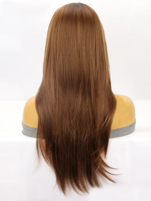 Irresistible Long Straight Layered Lace Front Synthetic Wigs