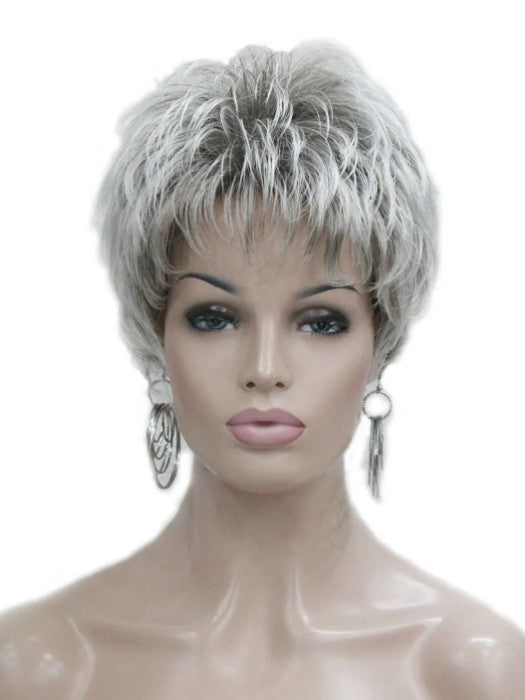 Short Straight Pixie Cut Natural Hair Synthetic Capless Wig