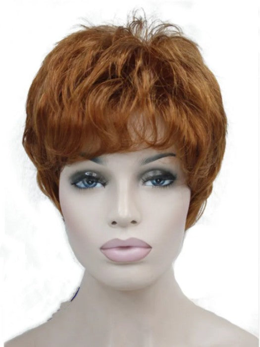 Short Straight Pixie Cut Natural Hair Synthetic Capless Wig