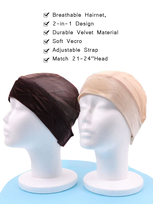 Velvet Wig Grip Headband Cap