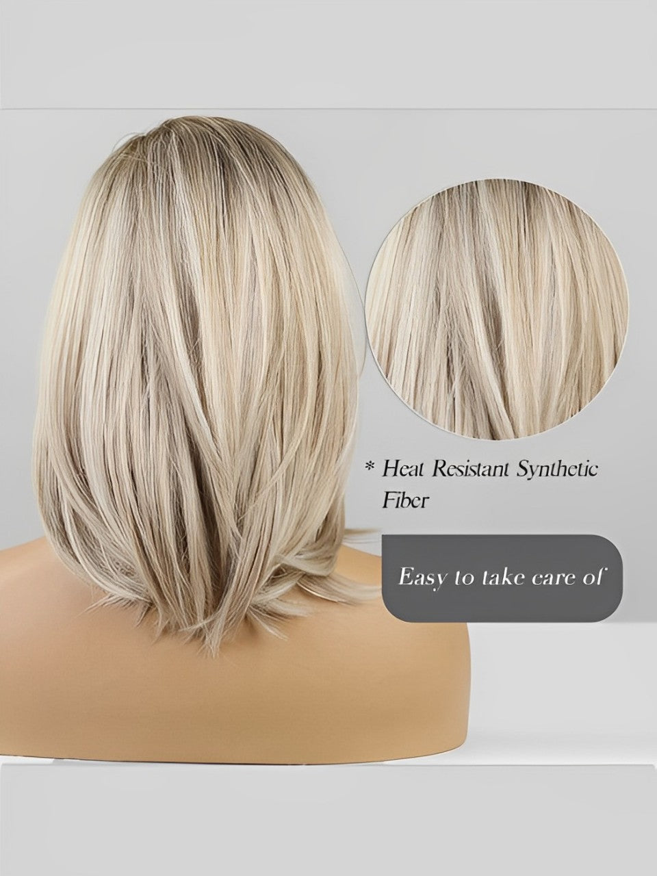 Radiant Straight Bob Synthetic Wigs