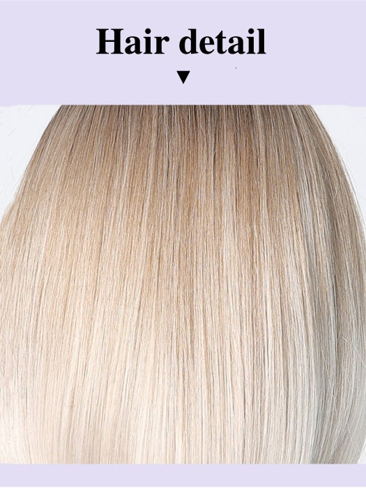 Sleek Bob 13 "×6＂ Lace Front Synthetic Wigs