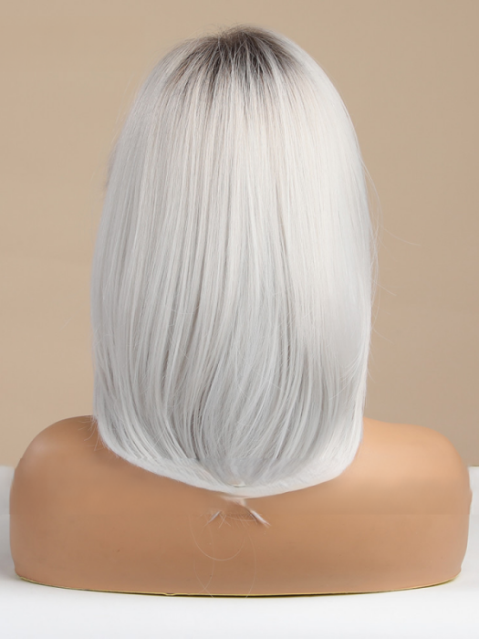 Uniquel Platinum Straight Bob Synthetic Wigs