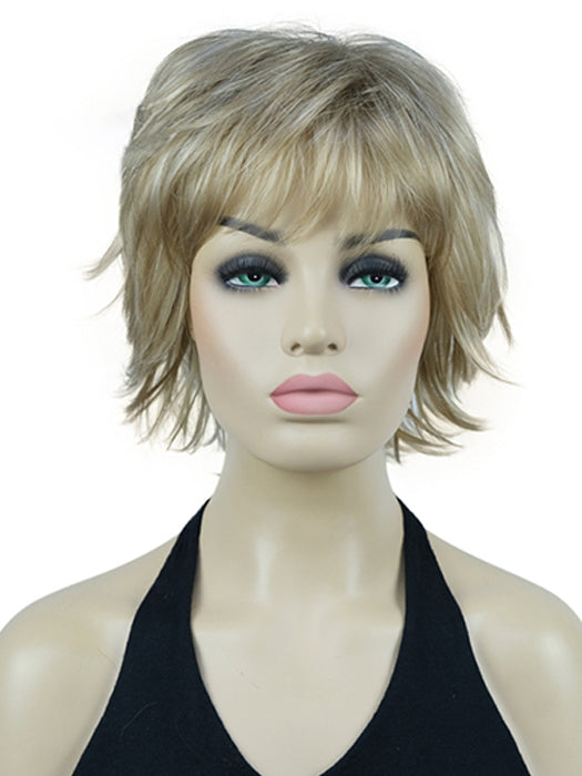 Short Choppy Layered Wavy Synthetic Hair Wigs