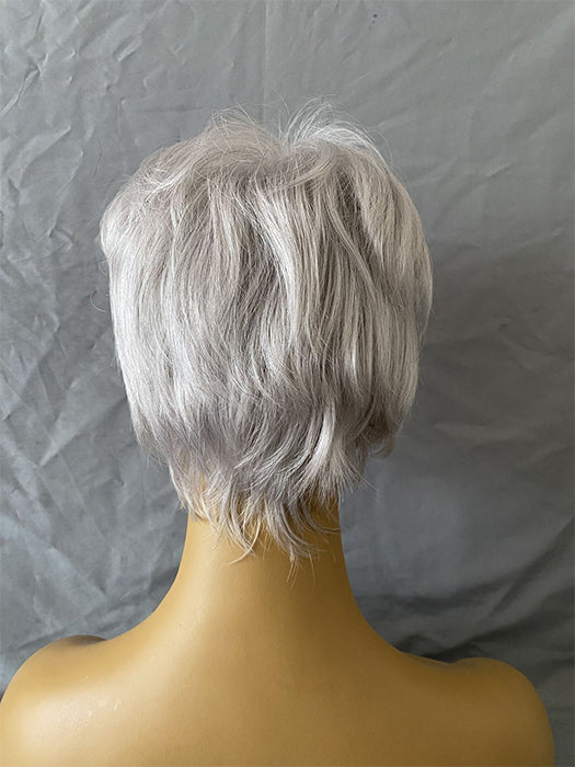 Short Straight Layered Synthetic Capless Wigs 8 Inch